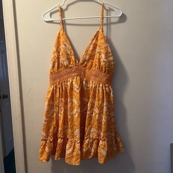 Cider Dresses | Cider Orange Patterned Dress | Color: Orange | Size: L | Pm-91880334's Closet Cider Dresses | Cider Orange Patterned Dress | Color: Orange | Size: L | Pm-91880334's Closet